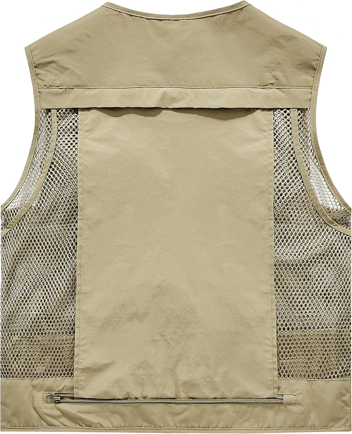 PRIJOUHE Fishing Vest for Men Casual Summer Travel Safari Sleeveless Jacket