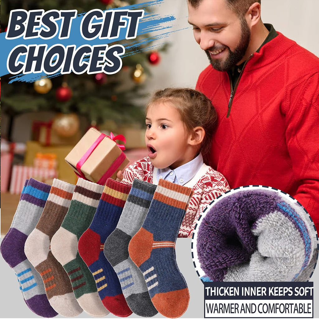 EBMORE Kids Merino Wool Hiking Thermal Winter Socks