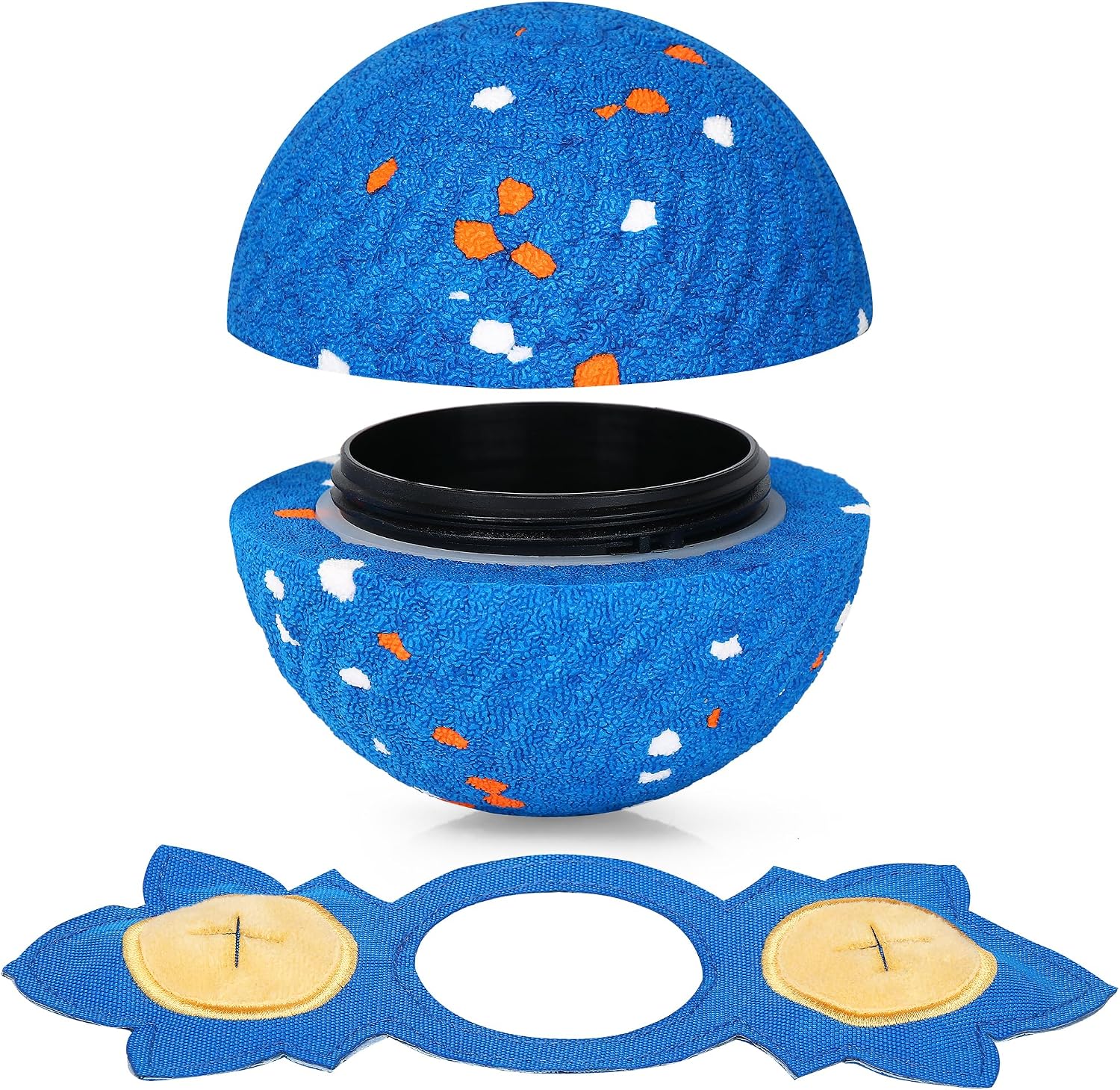 Interactive Vibrating Dog Ball Toy with Squeaky Wings for Medium Large Dogs