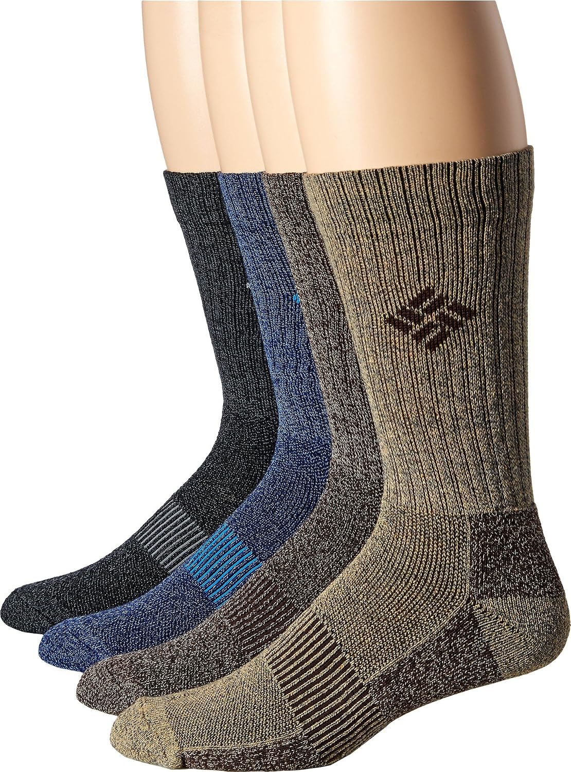 Columbia Mens Moisture Control Basic Crew 4-Pack