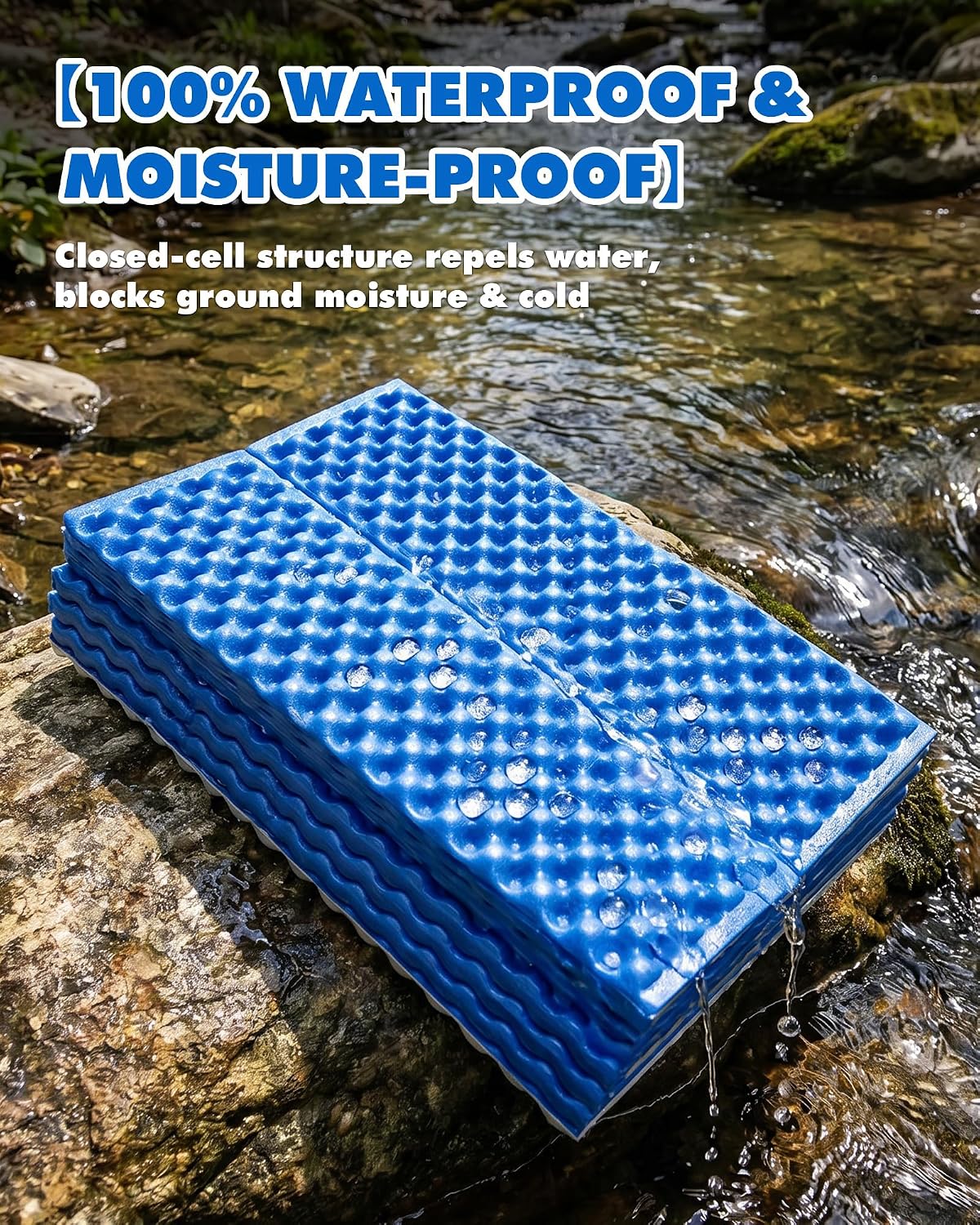 Camping Sleeping Pad, Lightweight Closed Cell Foam