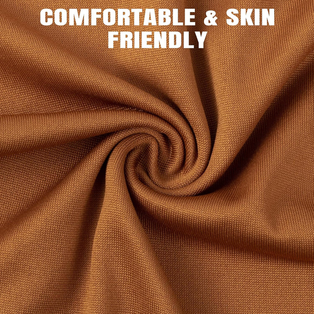 HONGTEYA 6 Pack Summer Neck Gaiter, UV Protection Cooling Face Mask Breathable Bandana Head Scarf Face Cover for Men Women