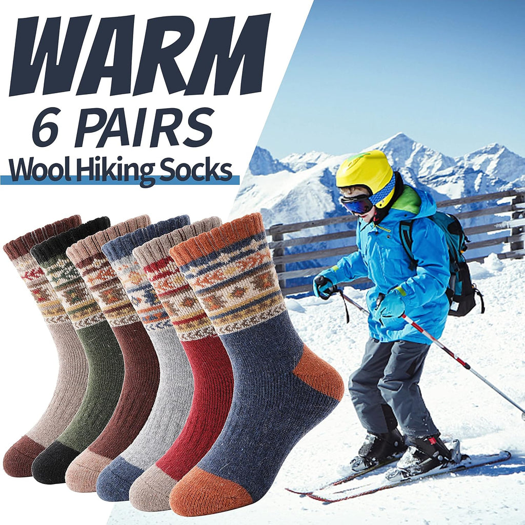 EBMORE Kids Merino Wool Hiking Thermal Winter Socks