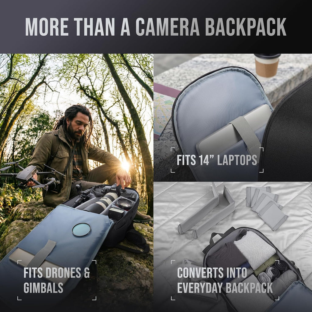 CAMERA BACKPACK (BLACK, 16l)