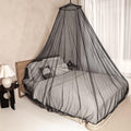 Black Mosquito Net for Queen & King-Size Beds - Fully Enclosed Bed Canopy