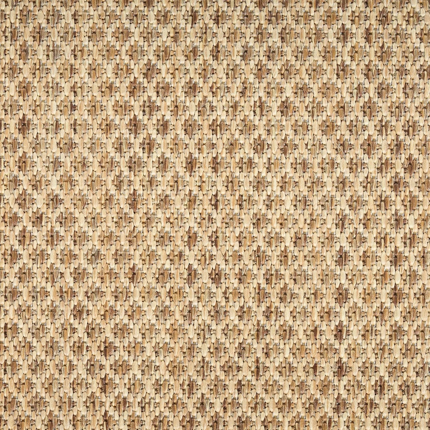 Nourison Home Courtyard Indoor Outdoor Area Rug, Jute, 5' x 7', Geometric