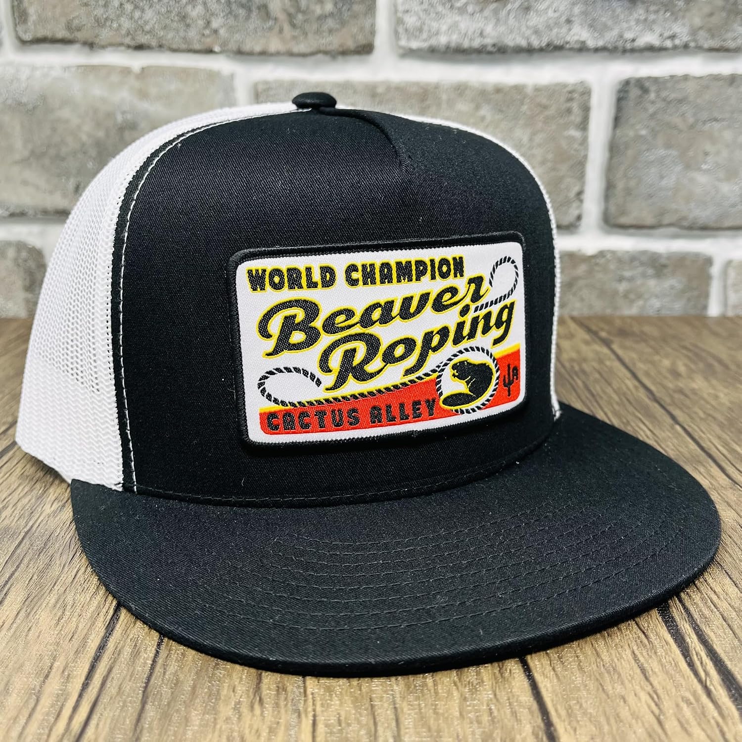 CACTUS ALLEY HAT CO. Western Lifestyle Texas Ranch Rodeo Inspired Adjustable Snapback Patch Hat