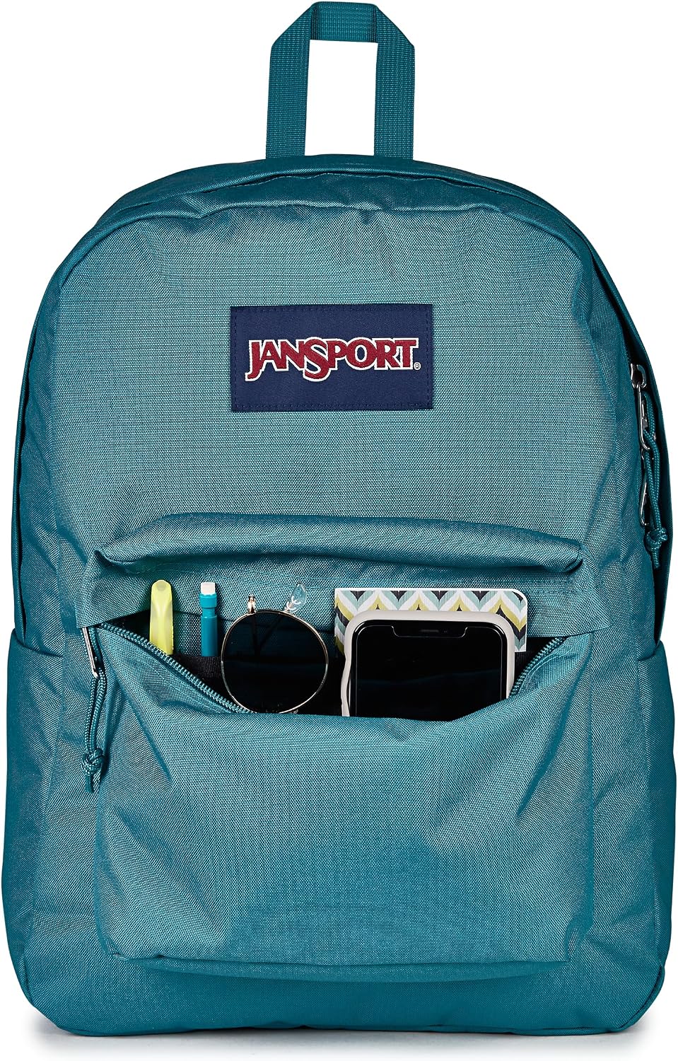 JanSport 26L Superbreak One – Durable Backpack, Emerald Pool
