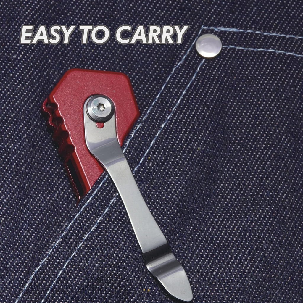 KATA 3 Pack Folding Utility Knife Set, Heavy Duty Box Cutters with Blades