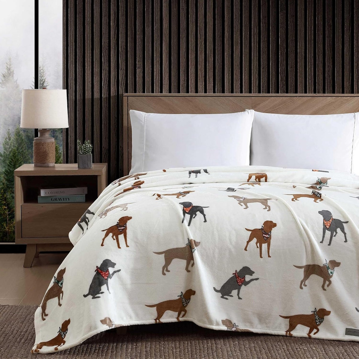 Eddie Bauer - Soft Twin Size Blanket for Bed or Couch, Cozy Bedding