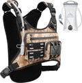 Zelvot Running Vest with 2L Water Bladder, Hydration Backpack, U.S. Design Patent, Lightweight Hydration Pack with Gear Holder, Reflective Chest Pack for Men Women