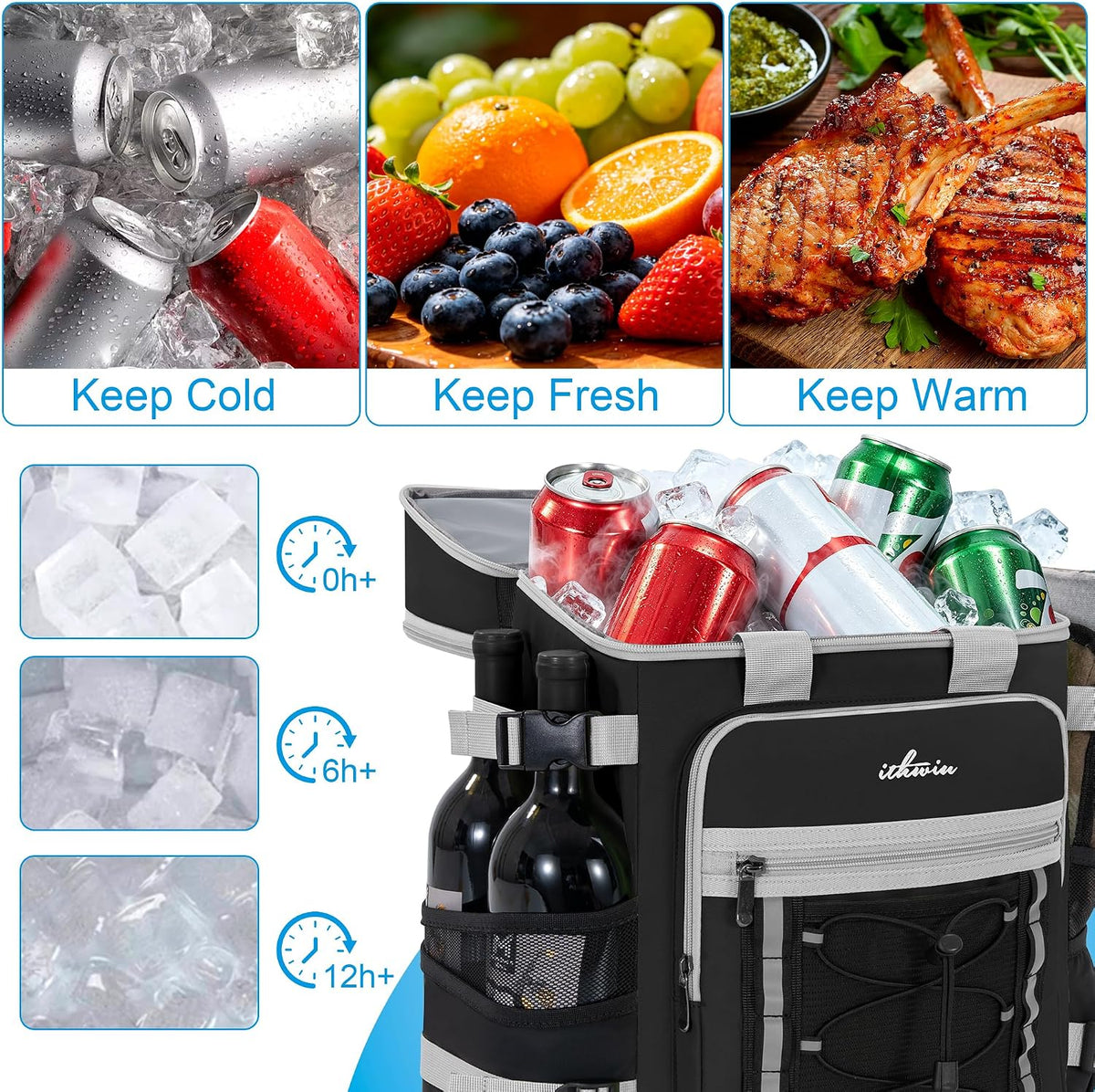 Cooler Backpack Insulated Cooler Bag for Men & Women