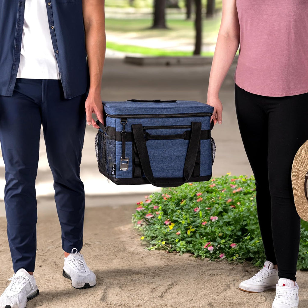 OPUX Collapsible Soft Cooler Bag, 48/60 Cans Leakproof, Insulated Tote