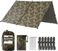 Bearhard 10x10ft/10x12ft Large Waterproof Camping Tarp, Lightweight Hammock Rain Fly