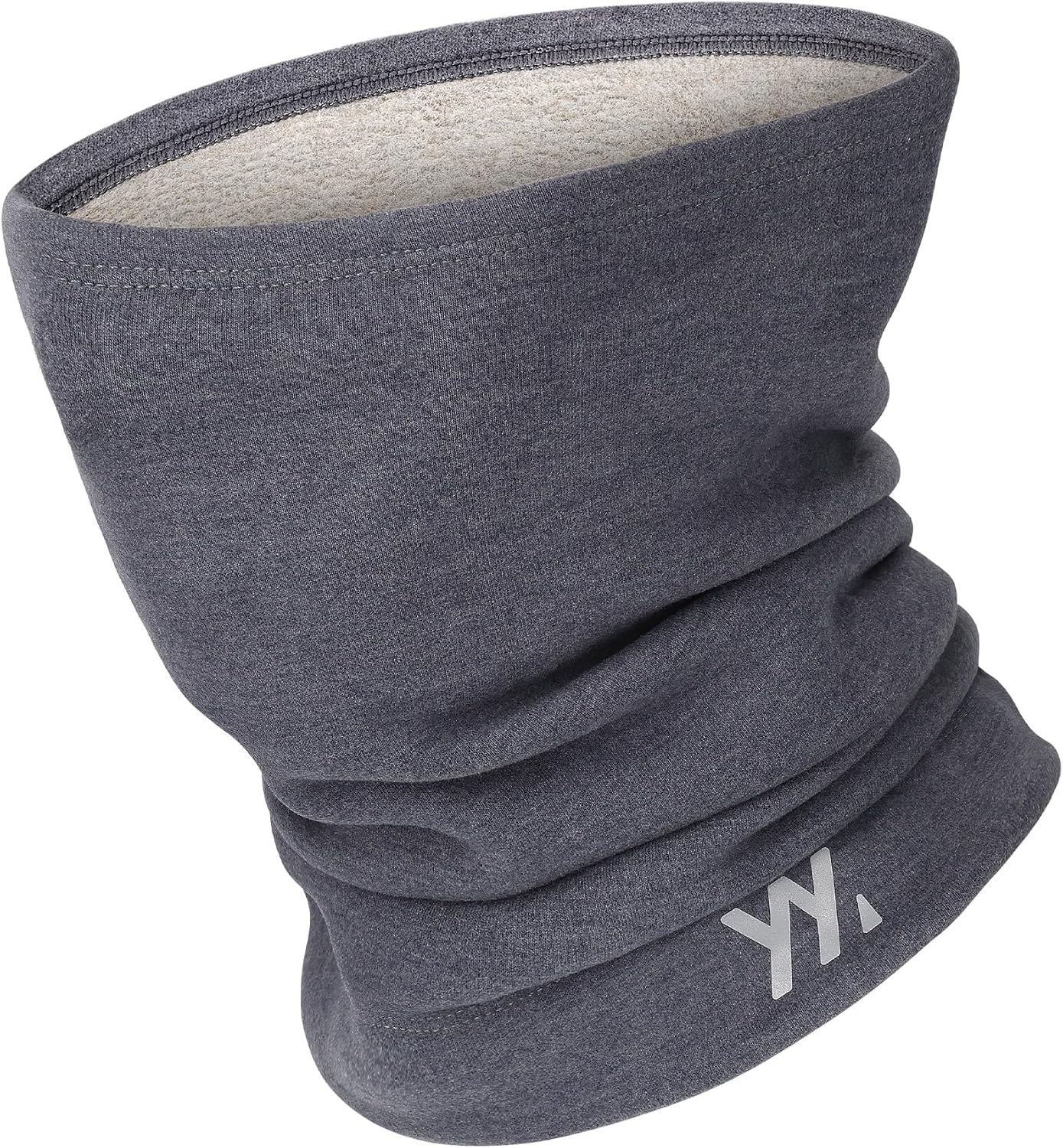 YANIKY Winter Neck Warmer, Wool Neck Gaiter Fleece Scarf, Windproof Face Cover Mask for Men Women