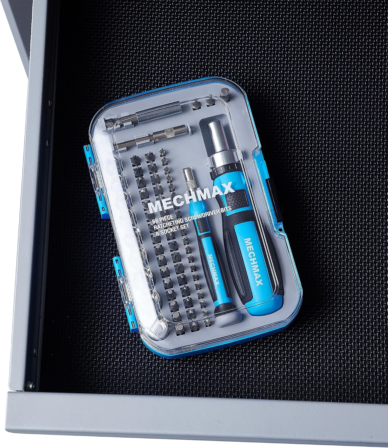 MECHMAX 68-Piece Ratcheting Screwdriver Set with Bits & Sockets