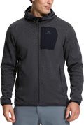 Pioneer Camp Men's Hooded Sweater Fleece Jacket Full Zip Hiking Mid Layer