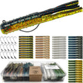 Tube Lures Jig Heads Hooks Tube Baits Worms for Bass Fishing