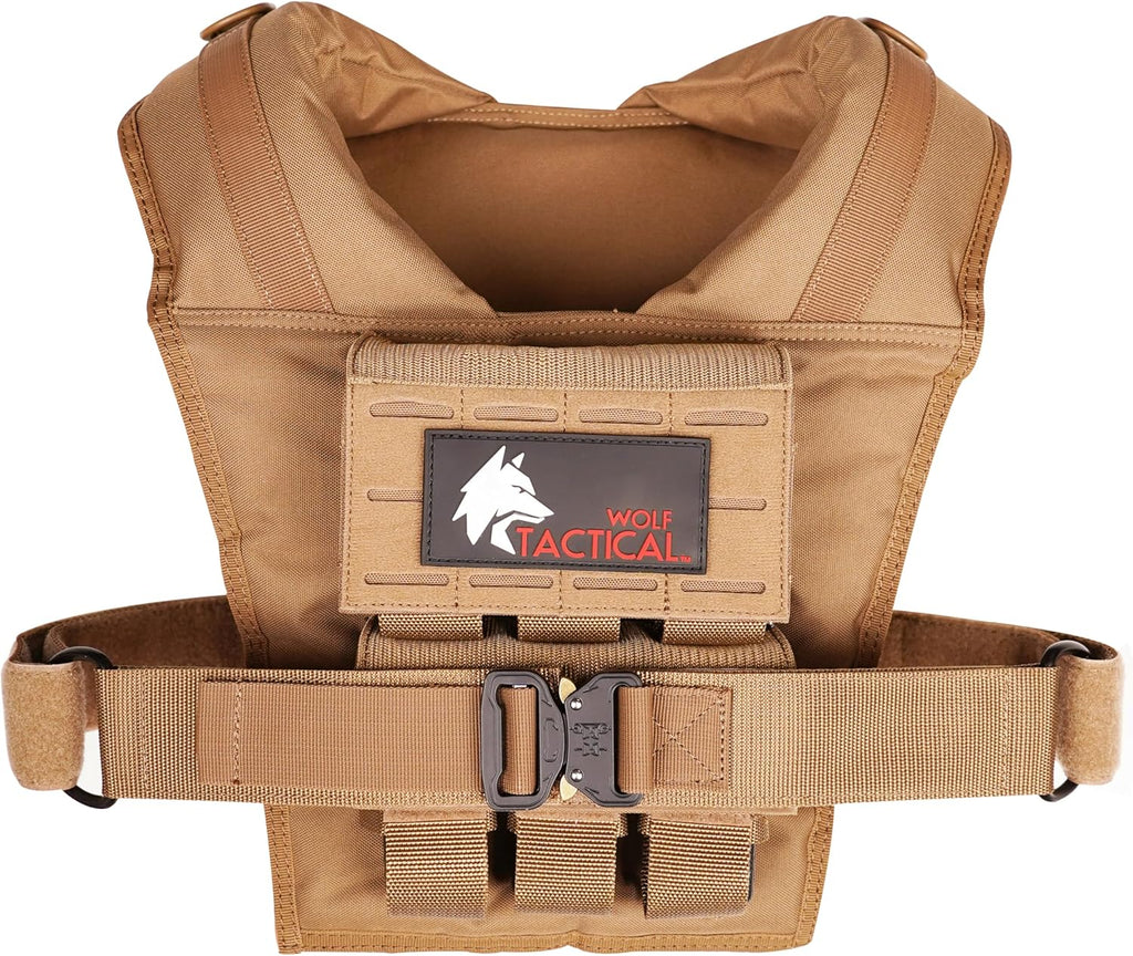 WOLF TACTICAL Weighted Training Vest - Weighted Vest Men Strength Training Weight Vests Workout Vest Weight Vest for Men