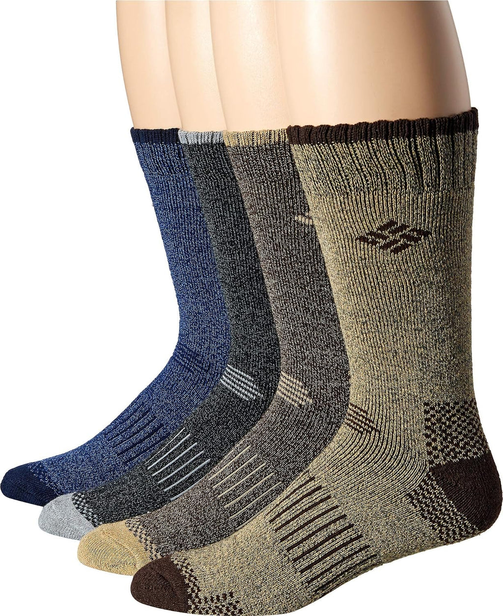 Columbia Mens Moisture Control Basic Crew 4-Pack
