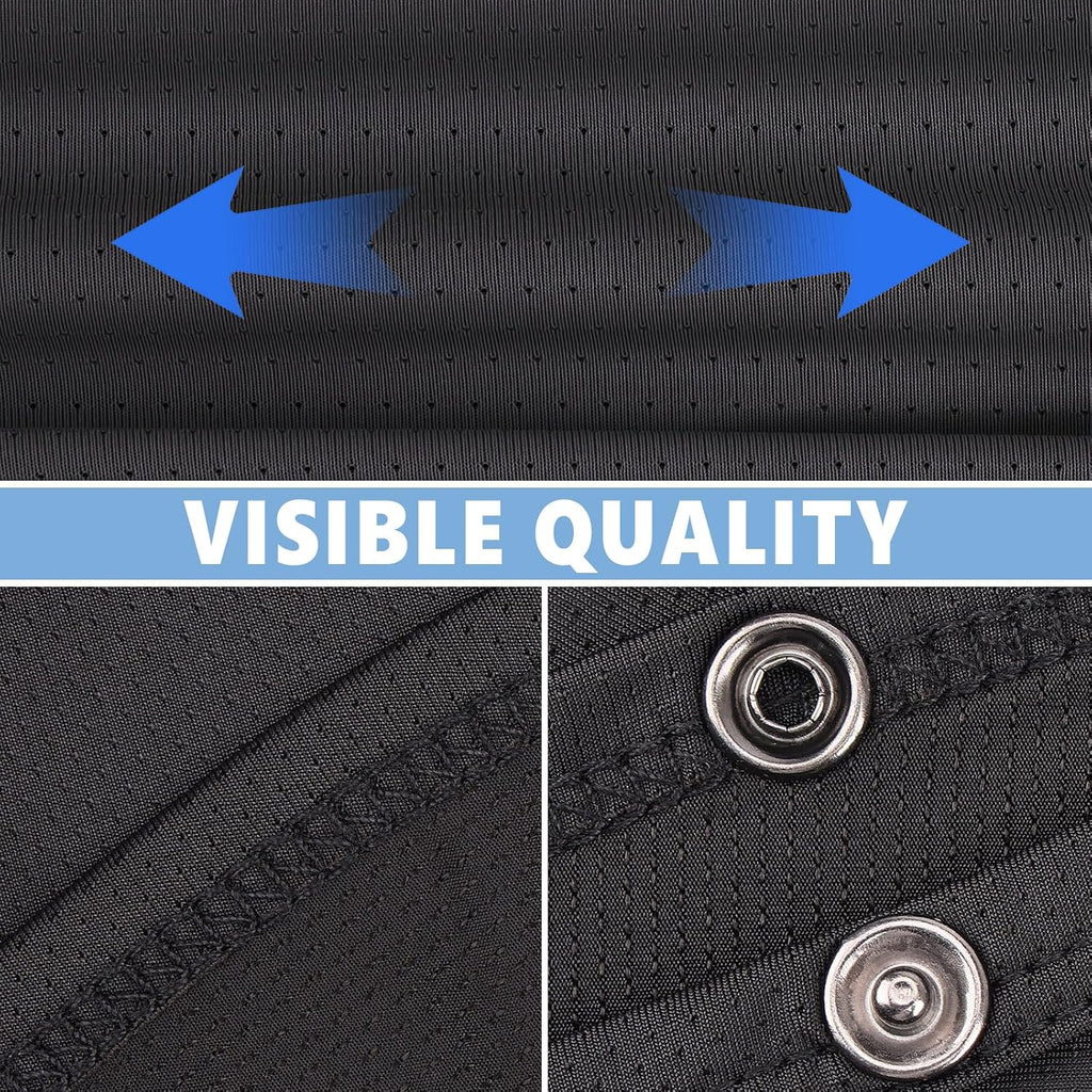 YANIKY Adjustable UV Sun Protection Neck Drape, 2-in-1 Multifunctional Sun Protection Mask, Neck Flap Addon for Ball Caps