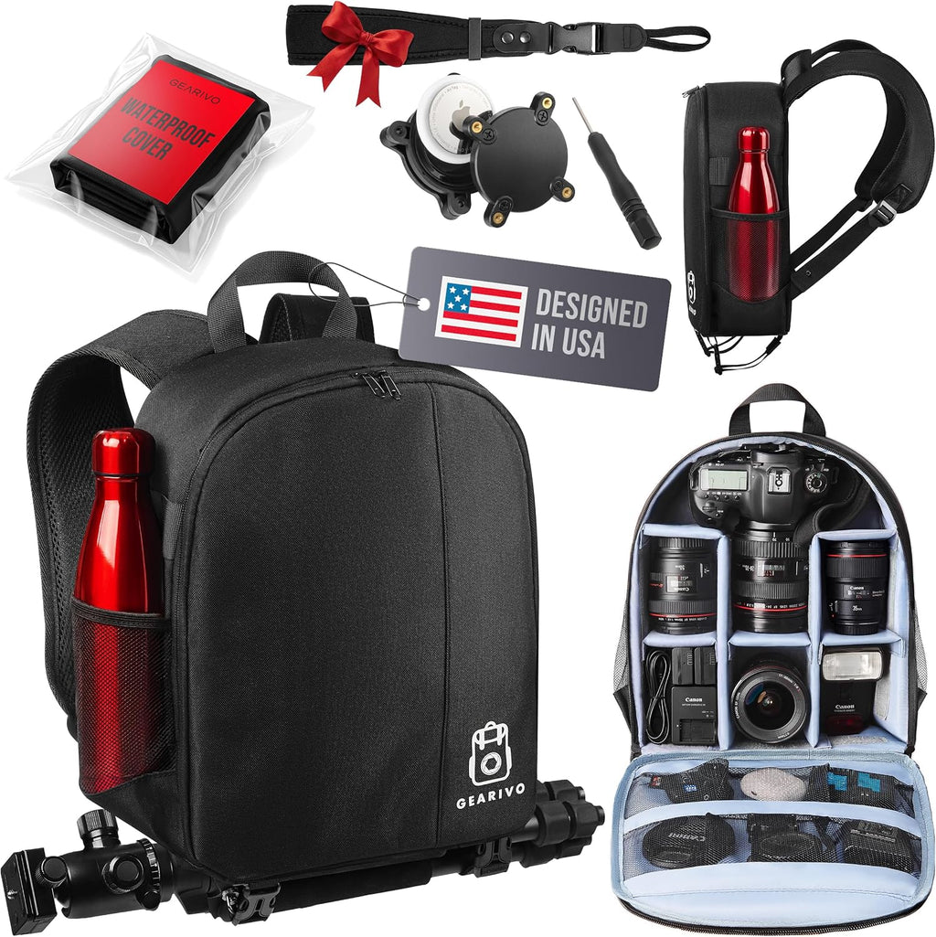9L Camera Backpack for DSLR & Mirrorless Cameras, Laptop & Tripod