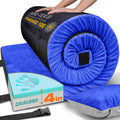 Memory Foam Camping Mattress, Extra Thick 4 Inch Dual Layer Sleeping Pad