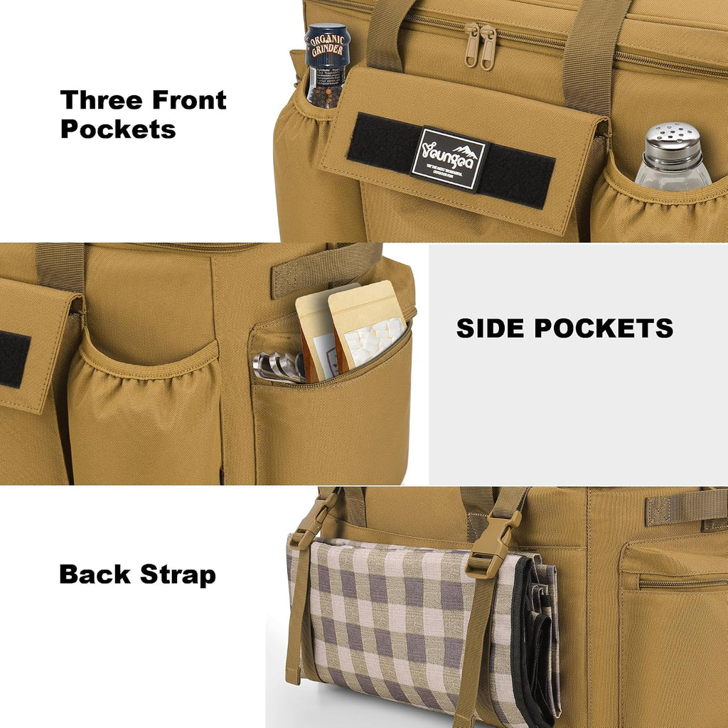 48 Can Insulated Soft Sided Collapsible Cooler Bag Ice Chest