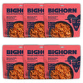 BIGHORN Mountain Food Mexican Style Birria and Rice - contains 6 packs | 12 servings | 210g Protein | 3,840 Calories - premium freeze dried meals for backpacking food - dehydrated camping food for backpacking meal - just add water - great taste