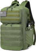 Wotony Military Tactical Backpack for Men Waterproof Daypack 3 Day Assault Pack Molle Bag with Water Bottle Holder