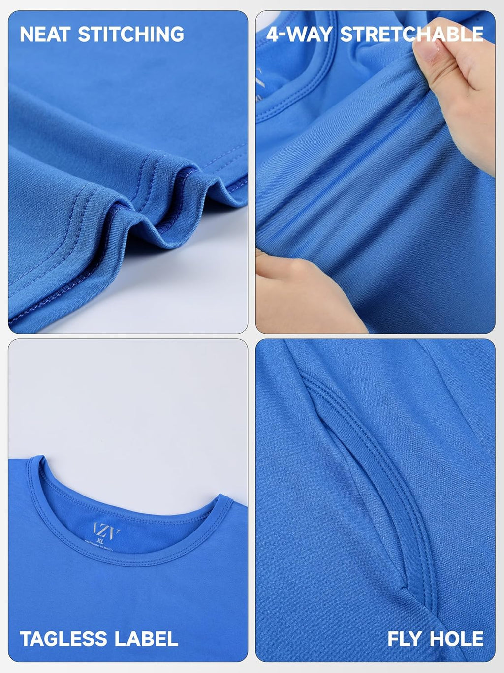 Thermal Underwear for Men Fleece Lined Long Johns for Mens Winter