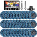 33 PCS 2" Quick Change Diamond Sanding Discs Easy Strip Wheels, Blue