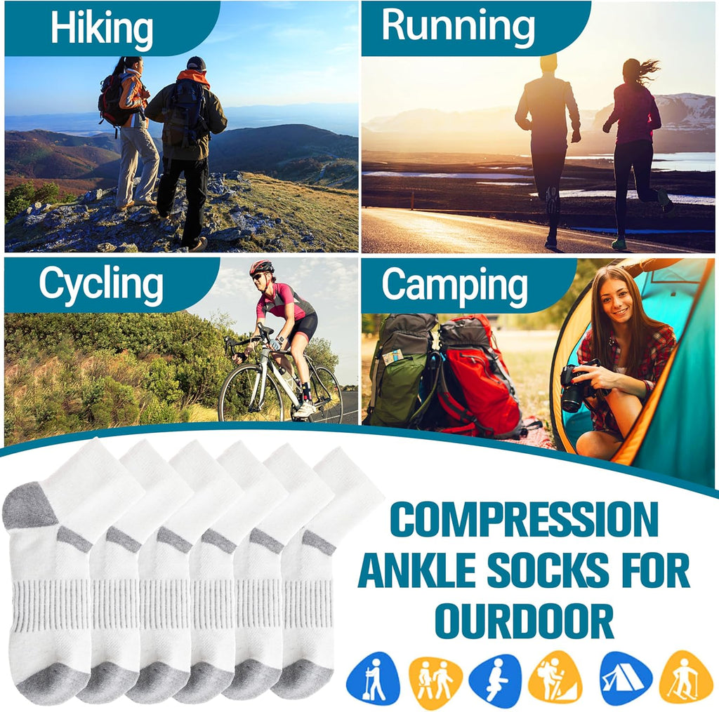 Anlisim Merino Wool Ankle Running Hiking Socks for Women and Men