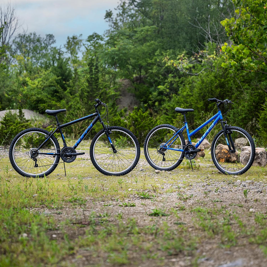 Huffy Stone Mountain Bike 20"/24"/26" for Men/Women/Girls/Boys | 6-Speed (20") or 21-Speed Options, Front or Dual Suspension Options, Multiple Colors, All-Terrain Tires, Shimano Equipped