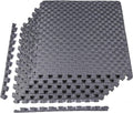 BalanceFrom Puzzle Exercise Mat 1" Thick, EVA Interlocking Foam Floor