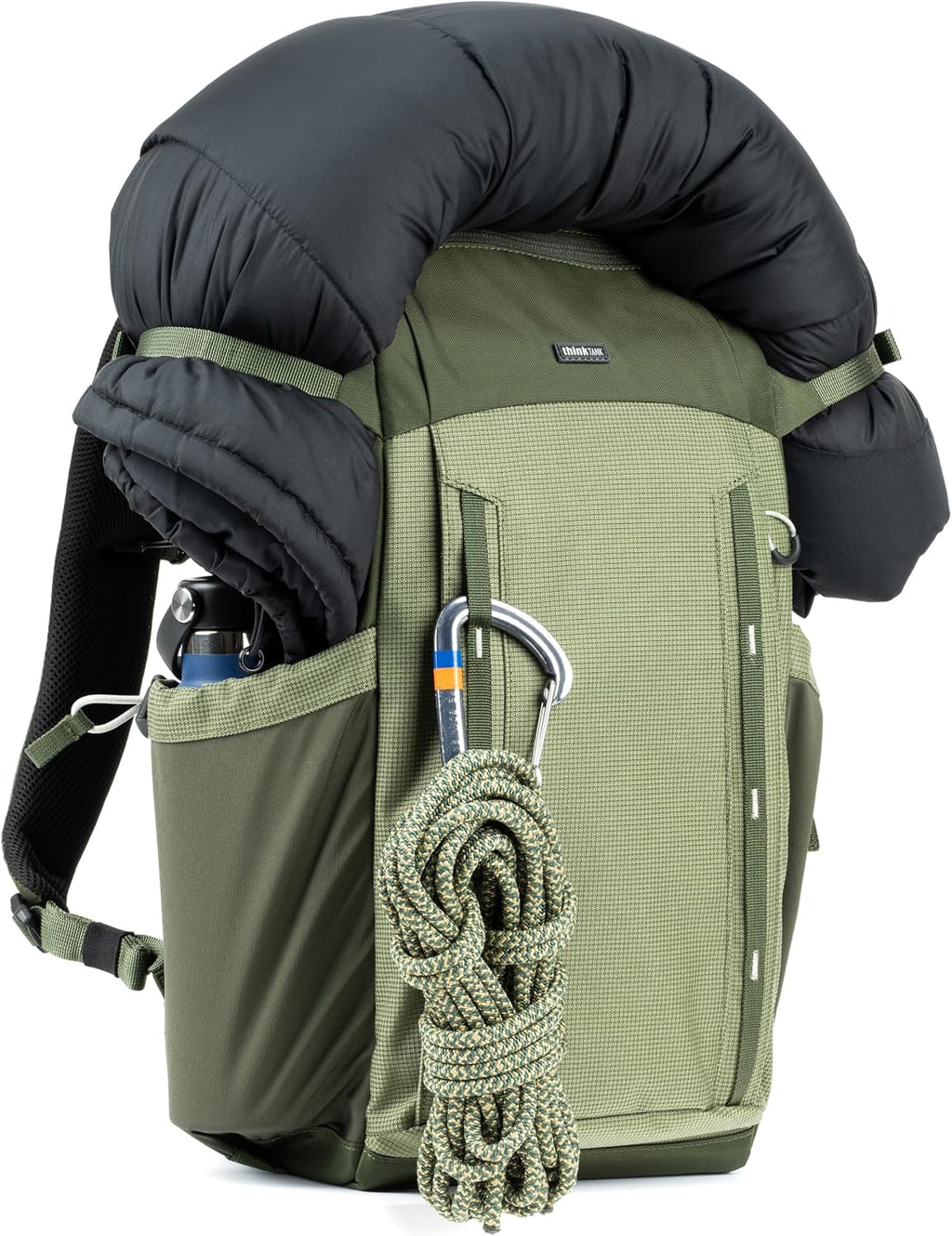 Think Tank Backlight Sprint Lightweight Slim Camera Daypack Backpack for DSLR, Mirrorless, Photography and Video - Montane Green