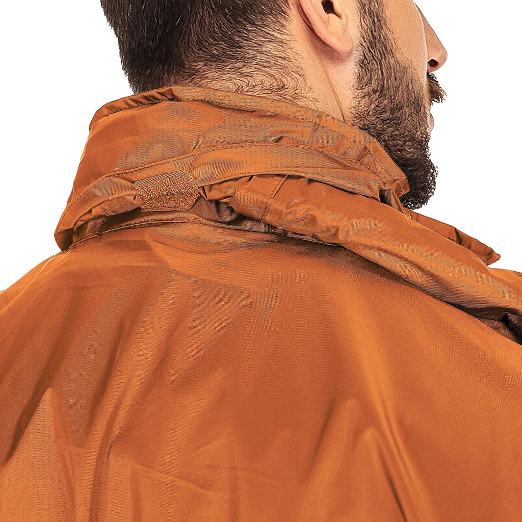 33,000ft Men's Packable Rain Jacket Lightweight Waterproof Golf Raincoat