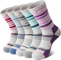 Anlisim Merino Wool Hiking Running Socks for Women, Boot Work Crew Socks