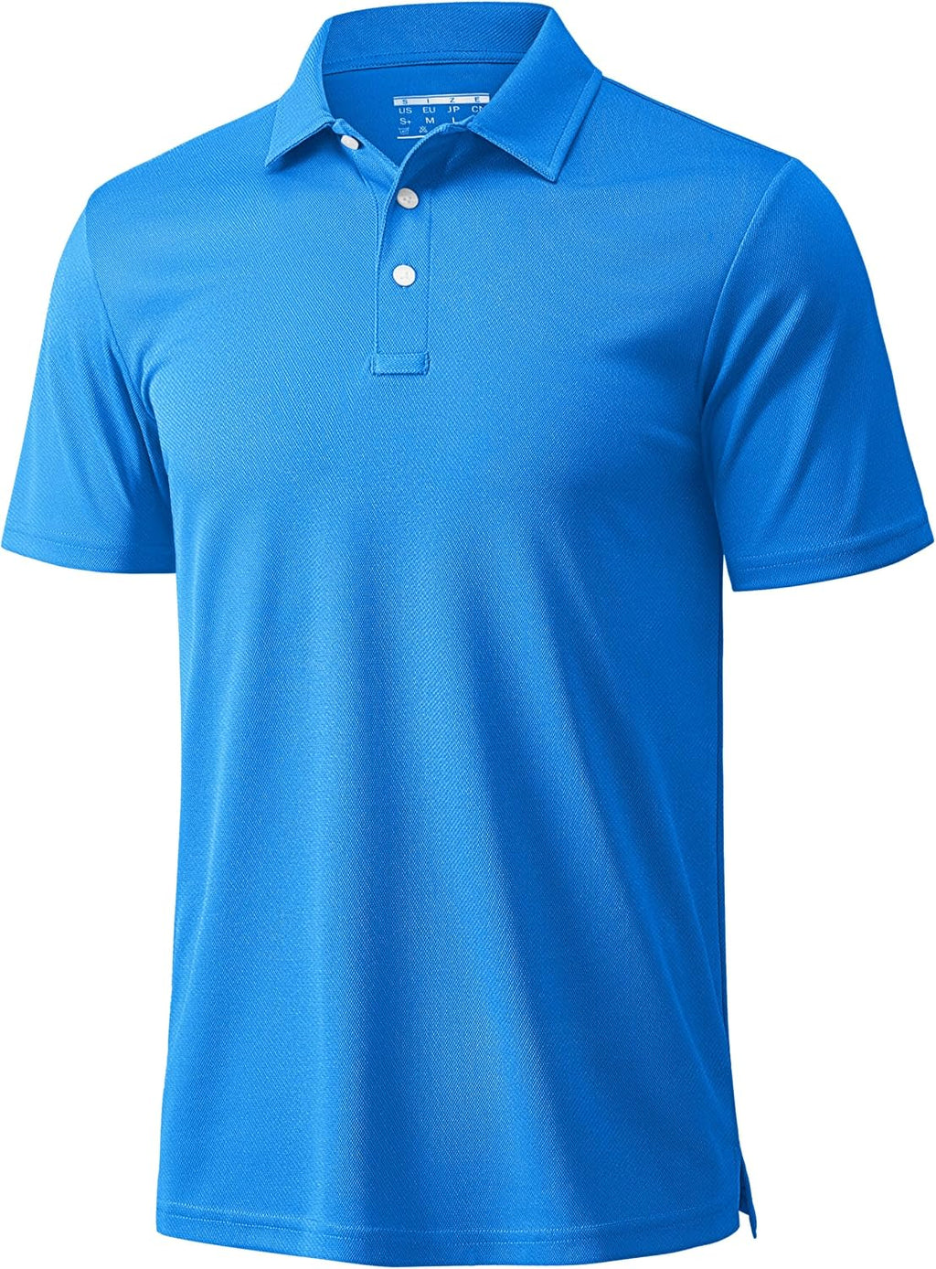 MAGCOMSEN Men's Polo Shirts 3 Buttons Casual Work T Shirts Quick Dry Short Sleeve Golf Shirt Pique Jersey Outdoor Performance
