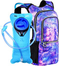 Sojourner Hydration Pack, Hydration Backpack - Water Backpack with 2l Hydration Bladder, Festival Essential - Rave Hydration Pack Hydropack Hydro for Hiking, Running, Biking, Festival Gear