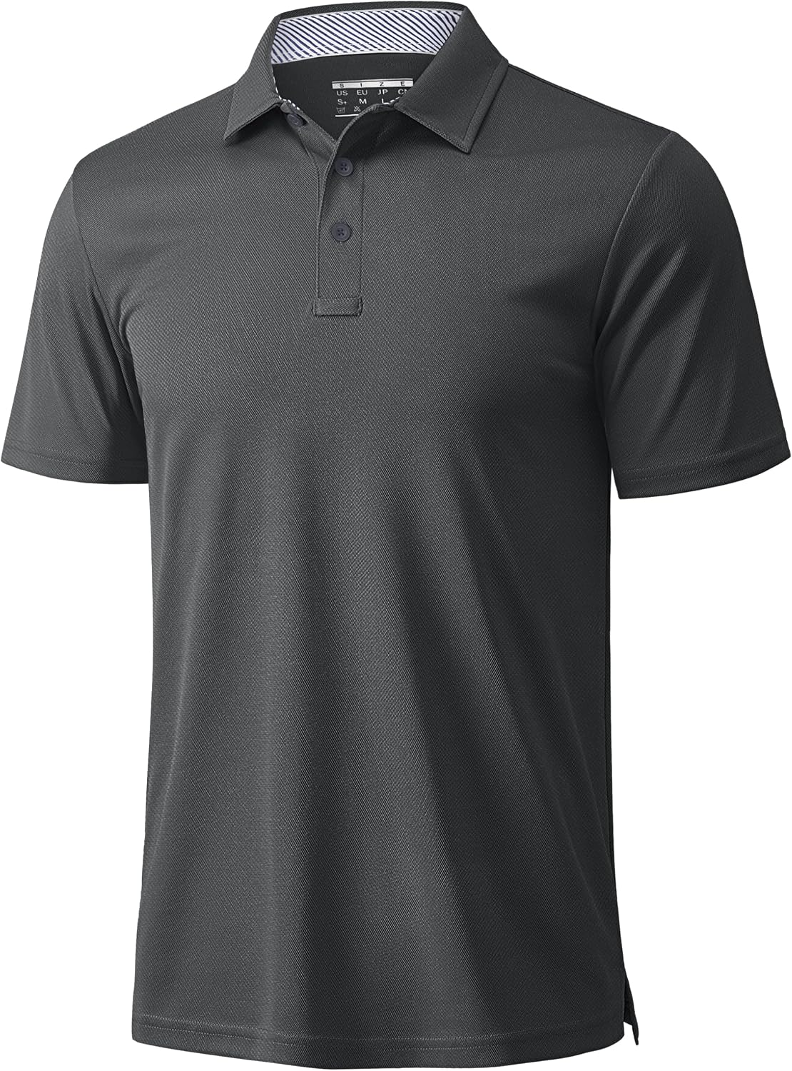 MAGCOMSEN Mens Polo Shirts Short Sleeve Moisture Wicking Performance Collared Shirt Athletic Casual Golf Polos