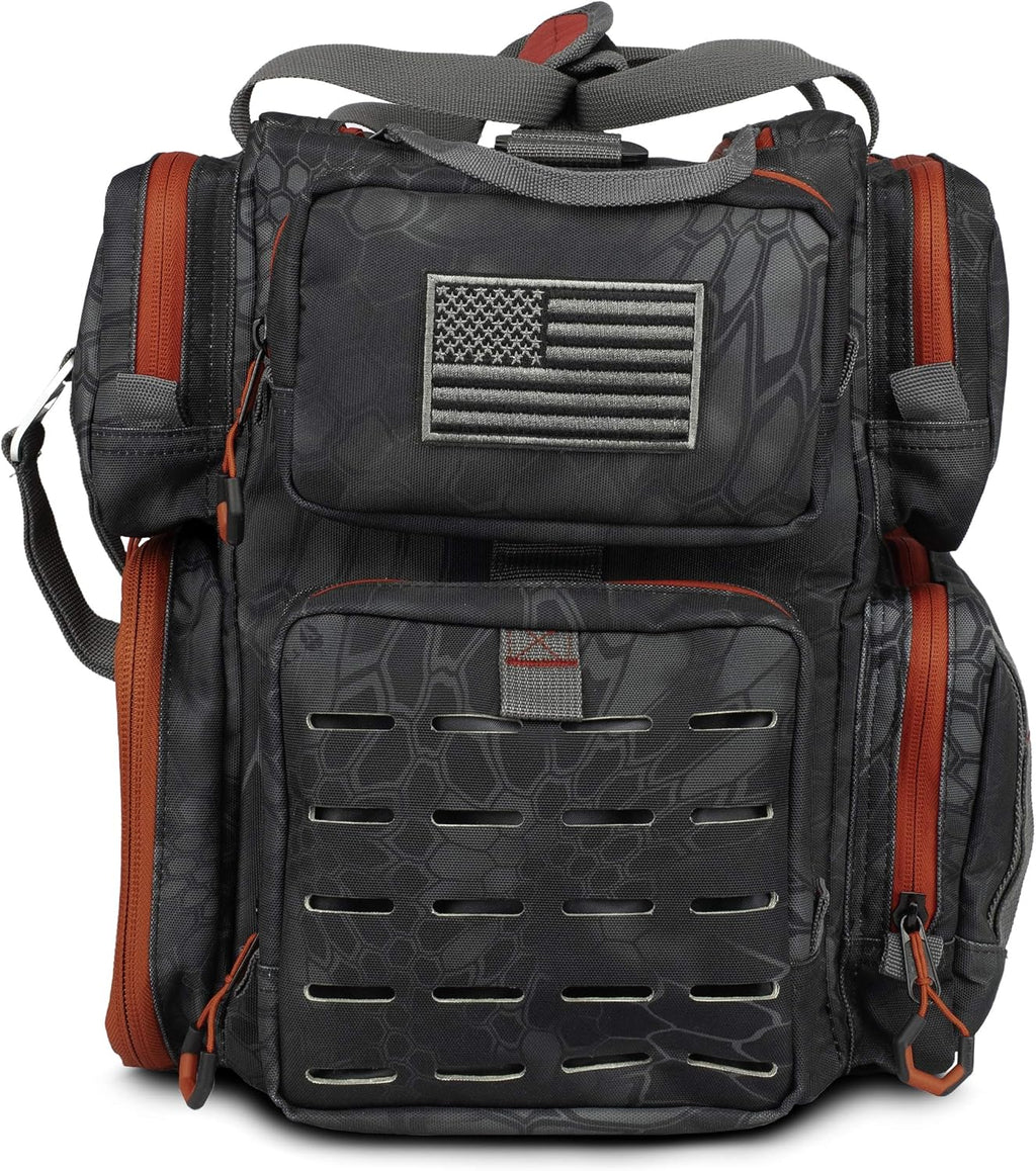Ego Kryptek Tackle Box Shoulder Bag, 1000D Nylon, Tackle Trays, PVC-Backed
