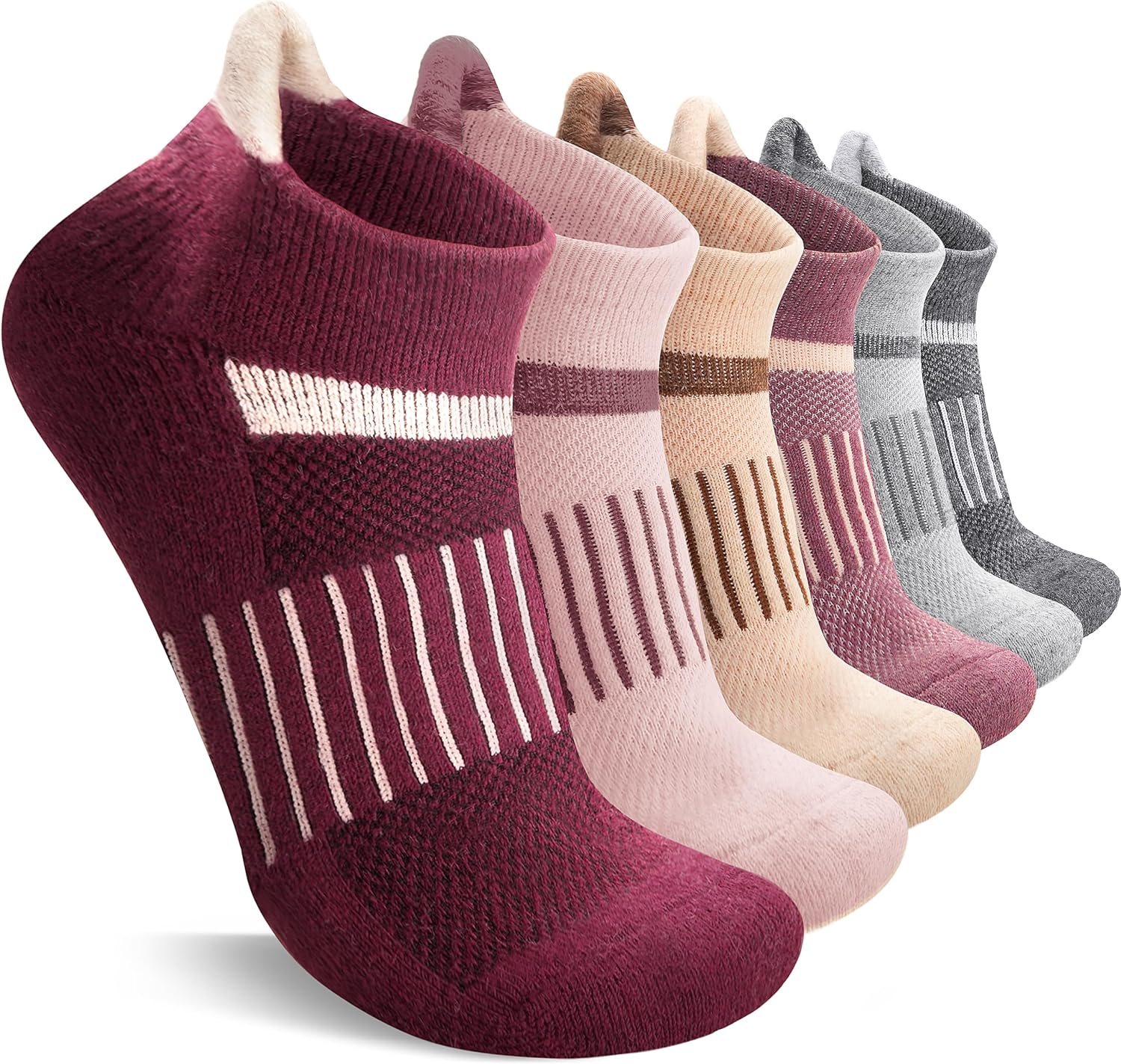 Anlisim Merino Wool Ankle Running Hiking Socks for Women and Men
