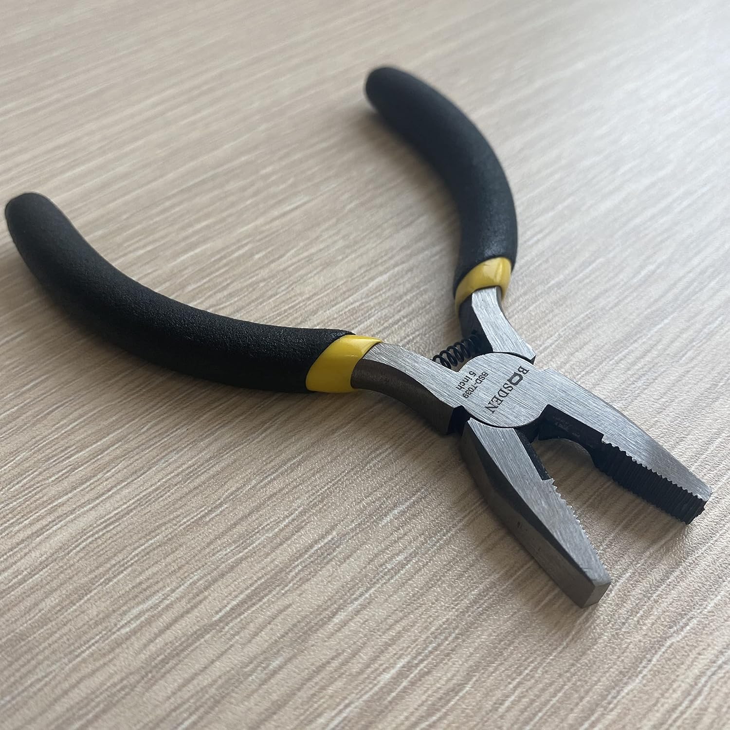 BOOSDEN Mini Linesman Pliers with Wire Cutter 5 Inch 5 Pack