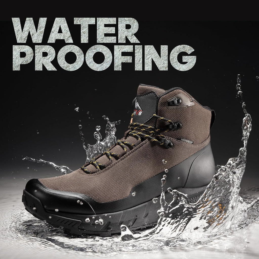 NORTIV 8 Men's Lightweight Breathable Hiking Boots