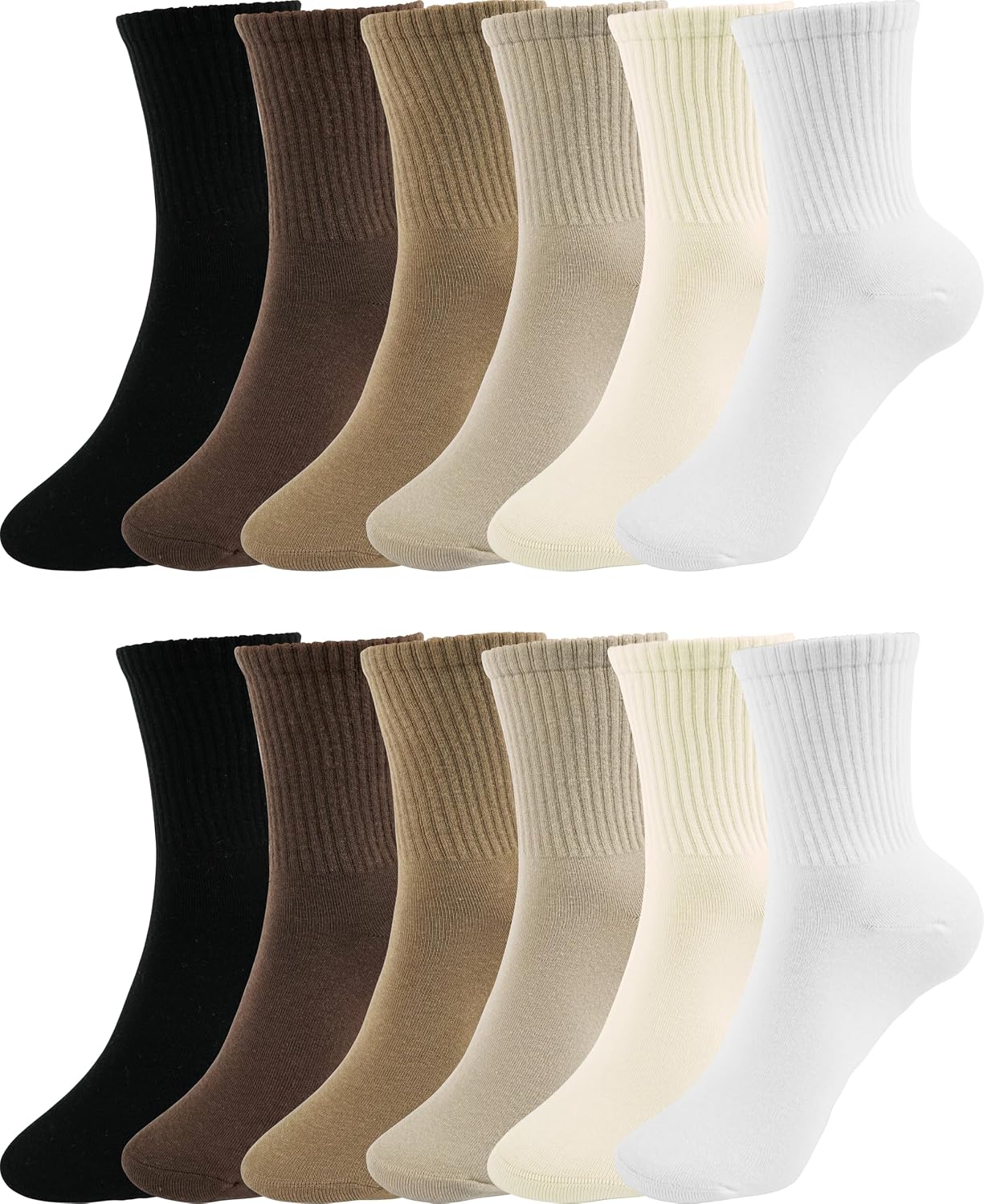BomKinta Women Calf Socks Athletic Crew Sock