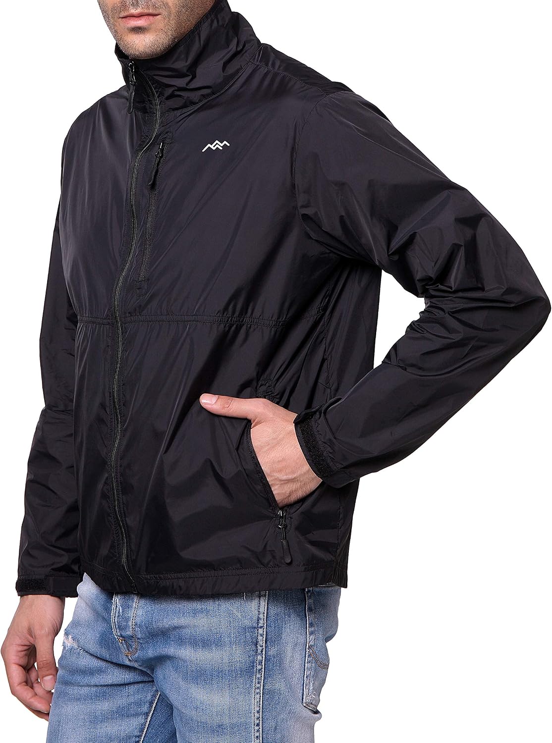 TRAILSIDE SUPPLY CO. Mens Windbreaker Jackets Lightweight Packable Jacket