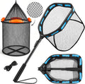 PLUSINNO Fishing Net with Floating Fish Basket, Kayak Fishing Accessories