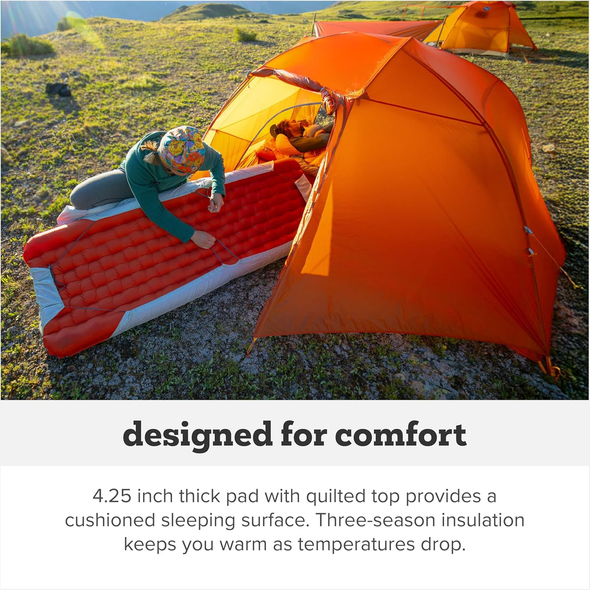 Big Agnes Rapide SL - Insulated Sleeping Pad, Regular (20X72)