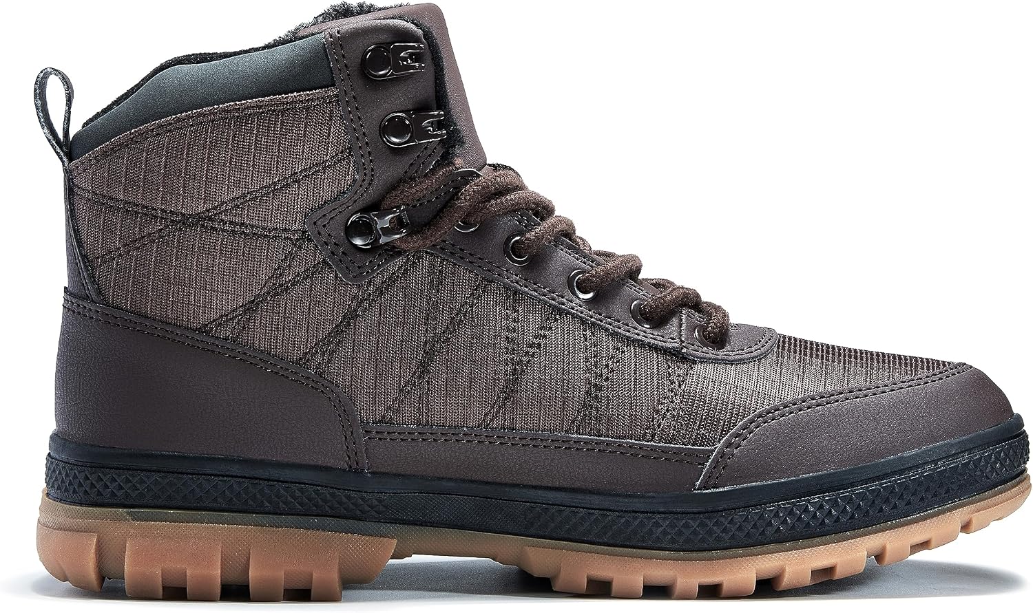 Wondamo Men's Winter Hiking Snow Boots